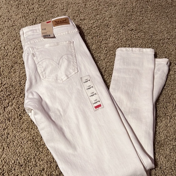 Levi’s white leggings size 13m/31 - Picture 4 of 7